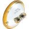 OER Fog Lamp Sealed Beam Bulb, 4-1/2" diameter, 12.8 Volt, 35 Watt, 2-Screw Terminal, Amber, 4415A GT7