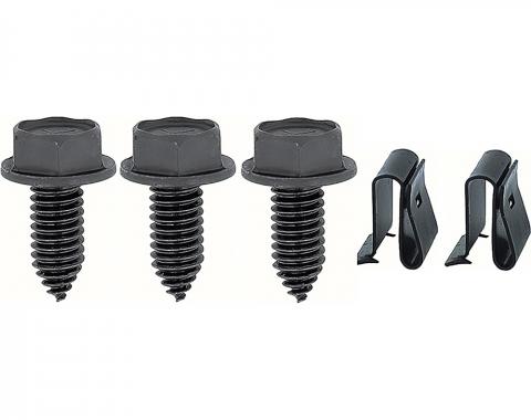 Redline Restomotive® 1967-1969 Camaro / Firebird Upper Fan Shroud Bracket Hardware Set