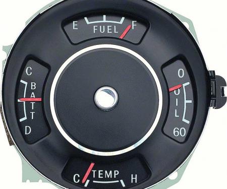 OER 1963-64 Chevy II / Nova SS 4 Gauge Instrument Gauge Cluster 2196365