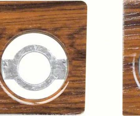 OER 1969 Camaro Cherrywood Radio Dash Plates K152