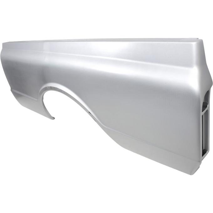 1967-72 Chevy, GMC Fleetside Shortbed, Custom Bed Side Panel, without Stake Pockets, w/o Side Marker Holes, LH Driver Side