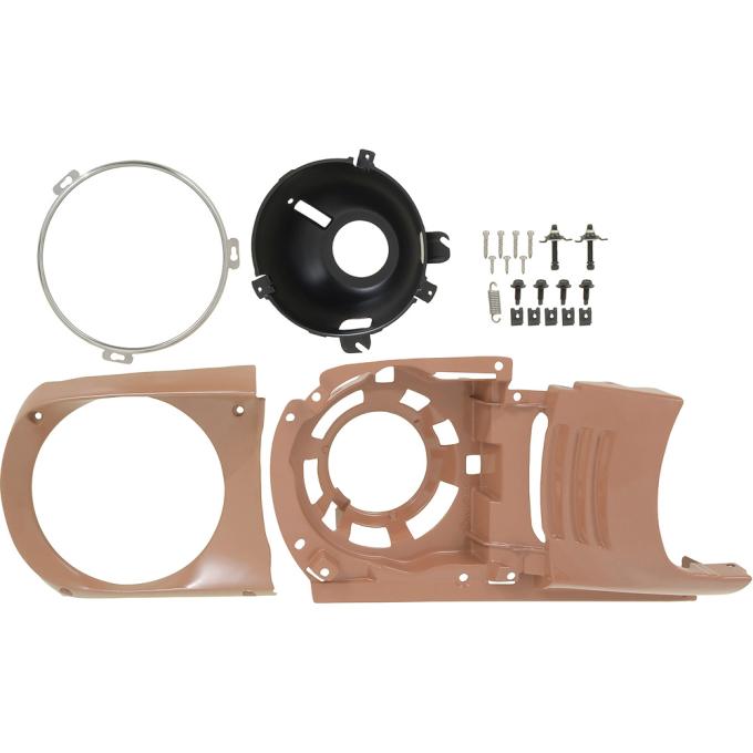 1964-66 Ford Mustang, Headlamp Assembly, With Hardware, RH