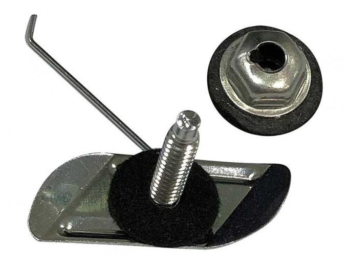 1962-66 Chevrolet, GMC Pickup Truck, Side Molding Clip, with Nut and Seal, Upper, Short or Long Bed, OE-Style, Each