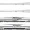 OER 1967-69 Camaro,Firebird, Windshield Wiper & Blade Set, with "Aero" 15" Blades *R1032