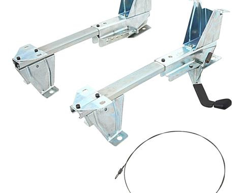 OER 1967-68 Chevy, GMC Fleetide Pickup, Suburban: Bench Seat Track Set, RH & LH, Pair TL3178