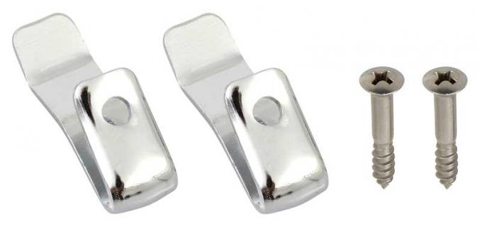 Redline Restomotive® Mustang 64-66 Cp/Fb (2-Piece Set) Coat Hooks - 1 Pair LG-10-497