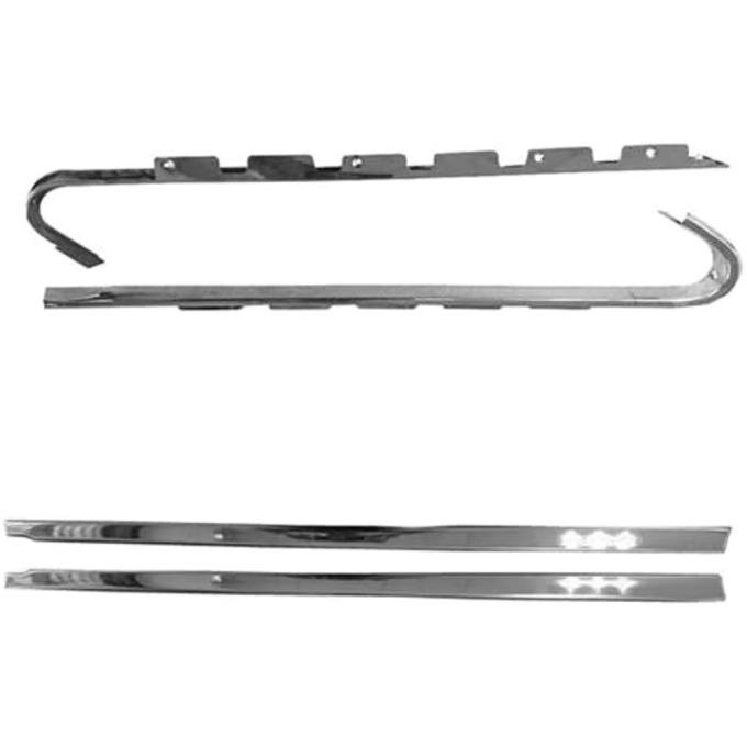 OER 1968-70 Charger Door Window and Quarter Belt Molding MB6870