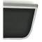 1967 Chevrolet Impala, Full Size, Radio Delete Plate, Black Pebble Grain With Chrome Edge