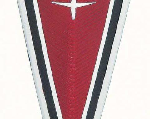 OER 1977-81 Firebird Red Front End Crest Emblem 499724