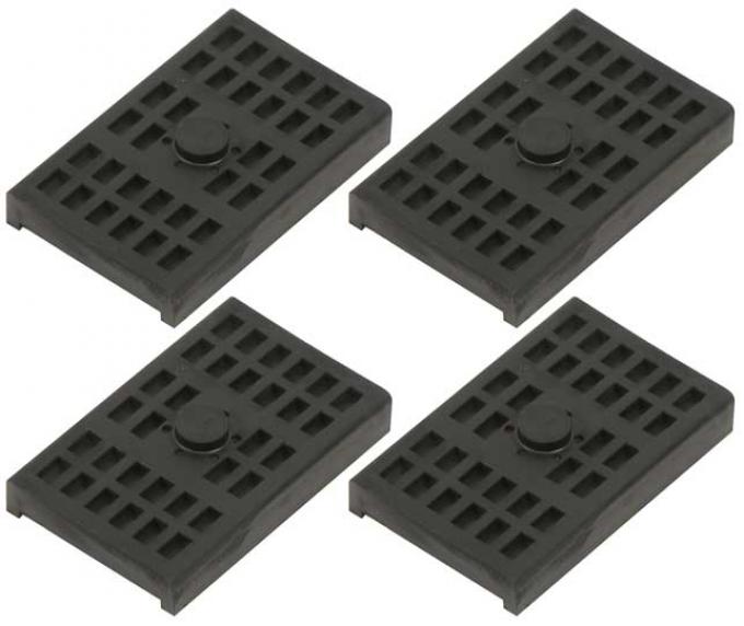 OER 1968-69 Camaro, Firebird, 1968-79 Nova, Multi Leaf Spring Pad Set, 4 Piece Set *R653