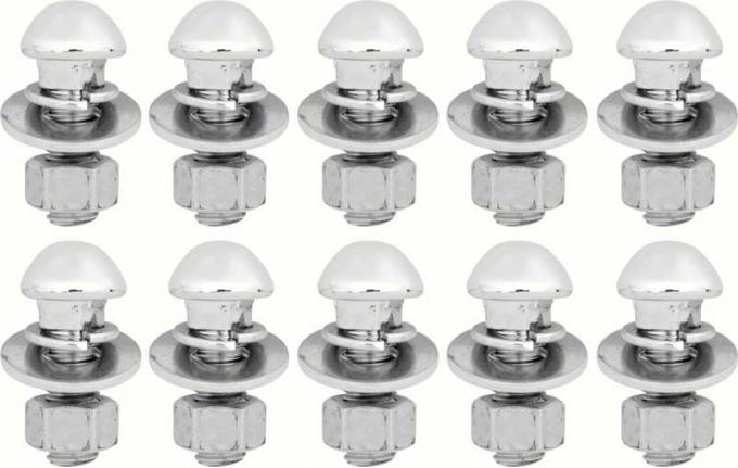 OER 1938-72 40 Piece Chrome Bumper Bolt Set For Front or Rear - Various GM Applications K219