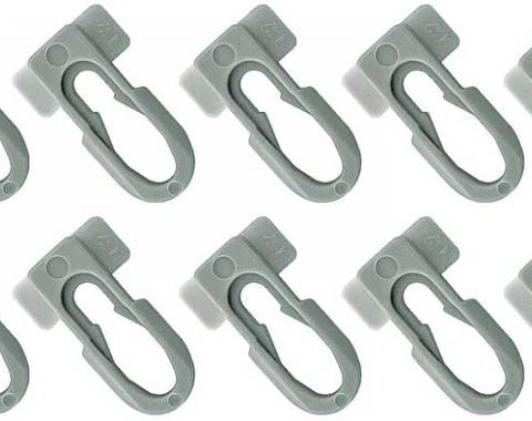 OER 1969-72 Chevrolet / GMC Truck Paint Divider Cab Molding Clip, 10 Piece Set *9838109K