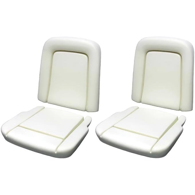 1967 Mustang, Cougar, F-100 Ranger, Front Bucket Seat Foam, Standard or Deluxe Interior, Pair