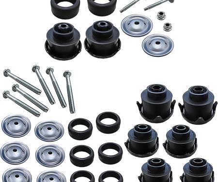 OER 1988-98 Chevy/GMC C/K GMT400 Series Pickup, Body Mount Set, Extended Cab, 8 Bushings, 34 Total Pieces *T71219
