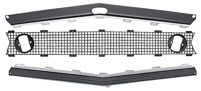OER 1967 Camaro Standard Grill Kit without Headlamp Bezels *R5025
