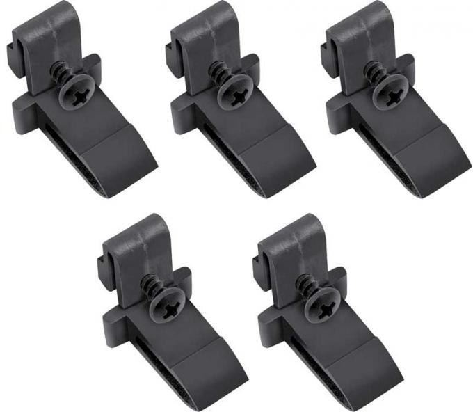 OER 1970-72 Plymouth A-Body 5 Piece Lower Grill Retaining Clip Set With Screws 3443540