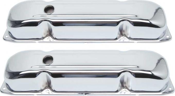 1960-76 Dodge, Plymouth, Chrome Valve Covers, Big Block, 383, 413, 426, 440