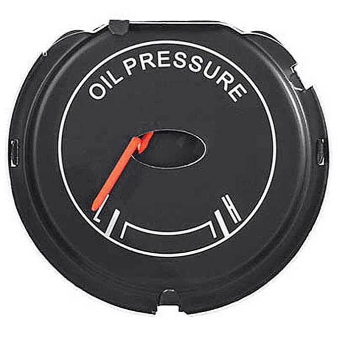 1968 Ford Mustang, Oil Pressure Gauge, without Factory Tachometer