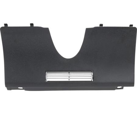 1970-81 Firebird, Trans Am, Lower Steering Column Cover, with Air Conditioning, with Deflector, Black