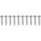 1948-52 Ford F1,F2,F3, 1953-56 F100,F250,F350 Pickup, Door Sill Plate Set, Polished Aluminum, Ball Milled, Pair