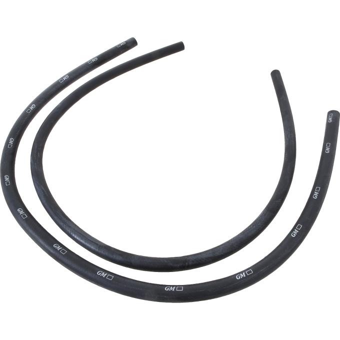 1959-79 GM, Heater Hose Set, Smooth Hose With GM Markings, Various Models, 60" Long