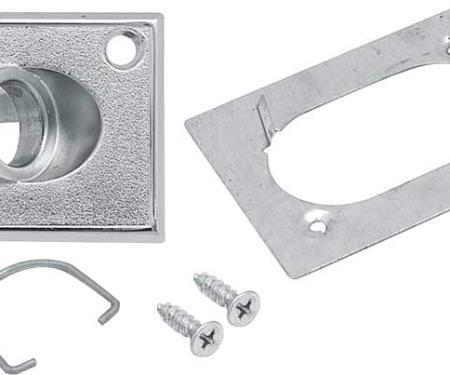 OER 1968-81 Buick, Chevy, Pontiac, Oldsmobile, Remote Mirror Bezel & Retainer Set, Various Models 3921833