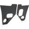 1955-59 Chevrolet, GMC Picku, Panel, Suburban, Interior Kick Panels, with Speaker Holes, Black, Pair