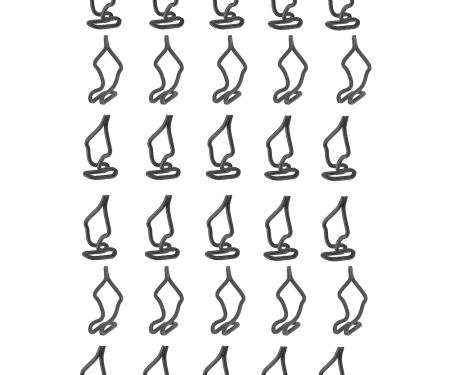 OER 1960-78 Ford, Mercury Standard Door Panel Clip Set , 30 Piece Set HK854