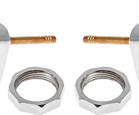 OER 1955-59 Chevrolet / GMC Truck Wiper Tower Bezels and Nuts TR5559