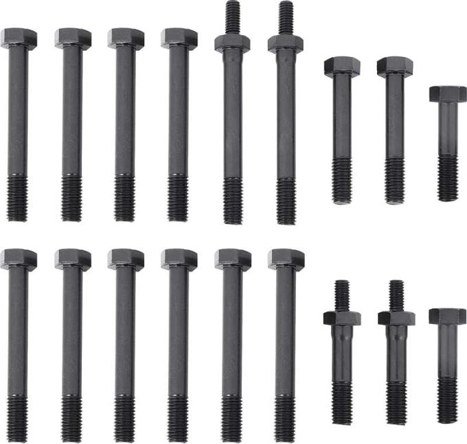 OER 1968-74 Firebird, Trans Am, Head Bolt Set, With Round Port, 20 Piece Set A8700129