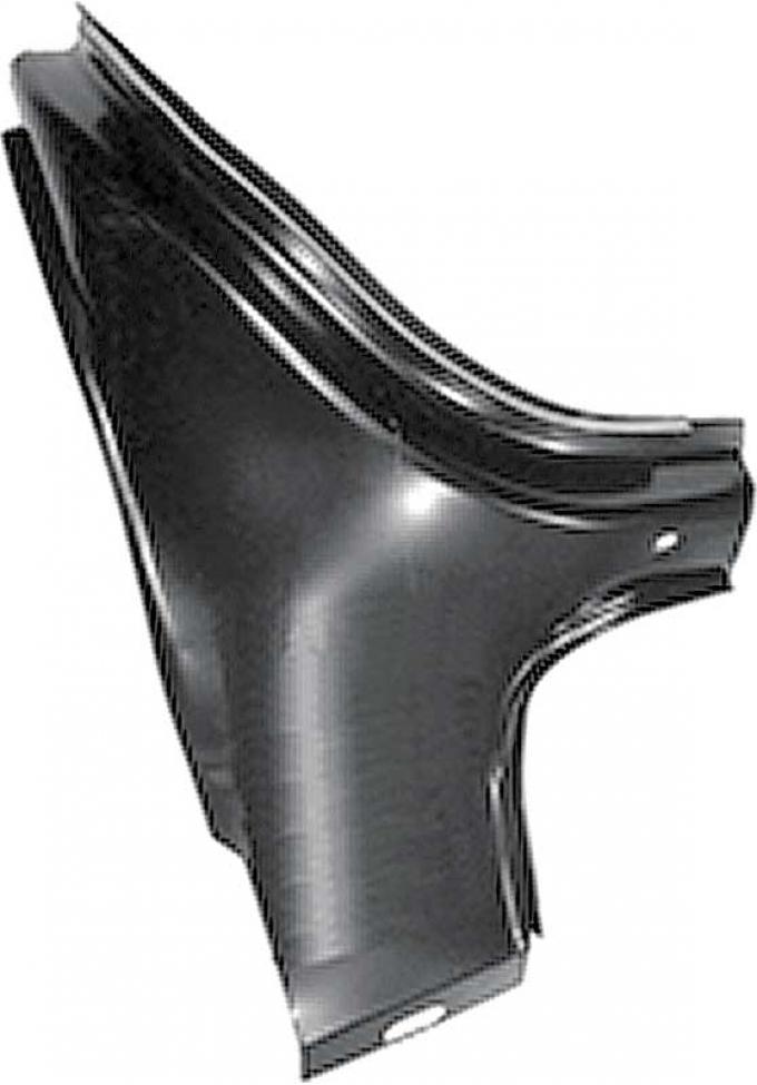 1970 Chevrolet Nova, Trunk Gutter Side Brace, LH Driver Side