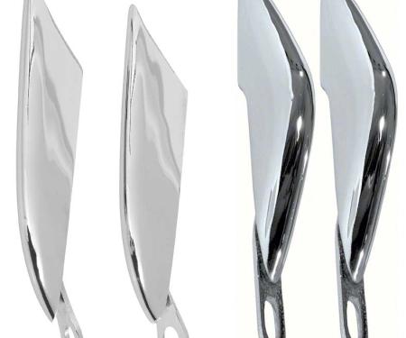 OER 1970-72 Camaro, Deluxe Bumper Guards, Front and Rear, Set of 4 *R9907