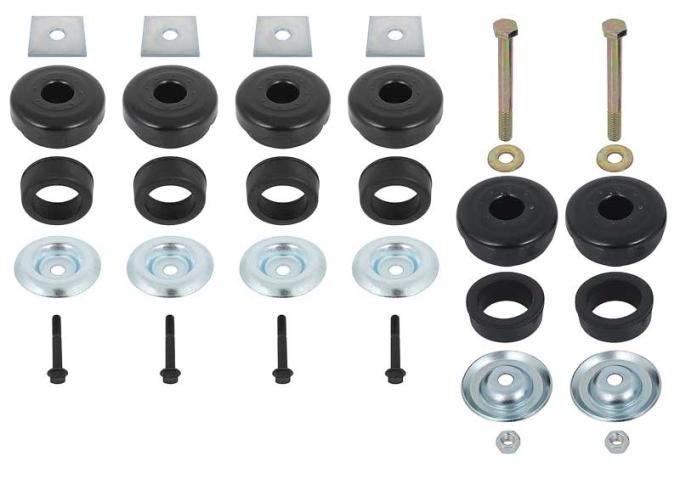 OER 1984-87 Chevrolet, GMC Fleetside Pickup, Body Mounting Set, Standard Cab, 32-Piece Set T71204