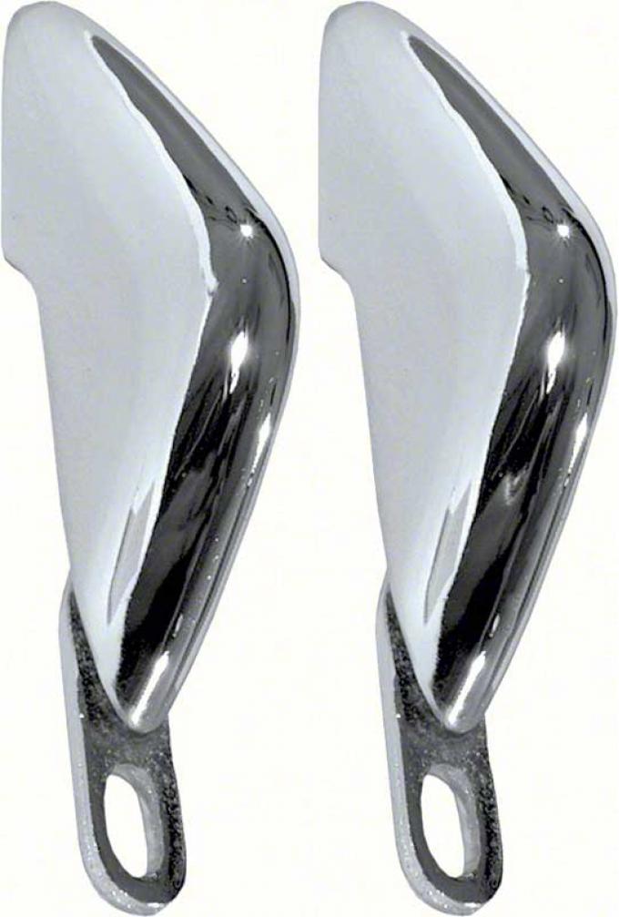 1970-73 Camaro, Chrome Rear Bumper Guards, Pair
