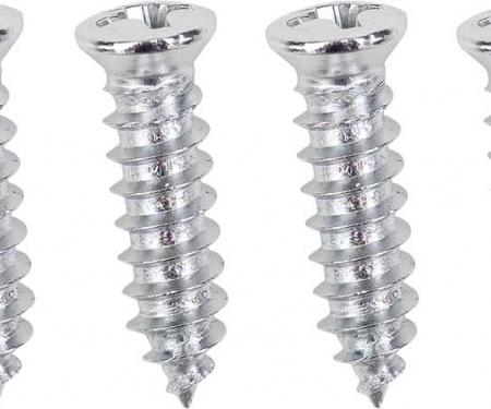 OER Shift Plate Mounting Screws Chrome #10-3/4 *K490