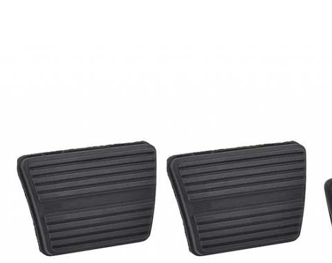 1969-72 Nova Pedal Pad Set - Manual Transmission - Drum Brakes - 4 piece set