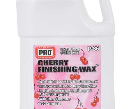 OER PRO Cherry Finishing Wax, Liquid Carnauba Creme, 1 Gallon K89625