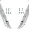1964-65 Ford Mustang, Side Scoop Quarter Panel Ornaments, With Hardware