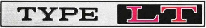 OER 1974-77 Camaro Type LT Sail Panel - Rear Panel Emblem - Adhesive Backed 9633382A