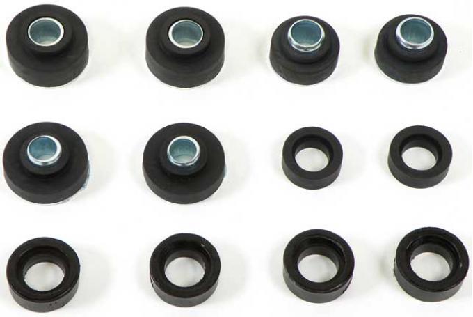1970-72 Camaro, Nova, Ventura, Body Mount Bushing Kit, Subframe & Radiator Support, 12 Piece Set