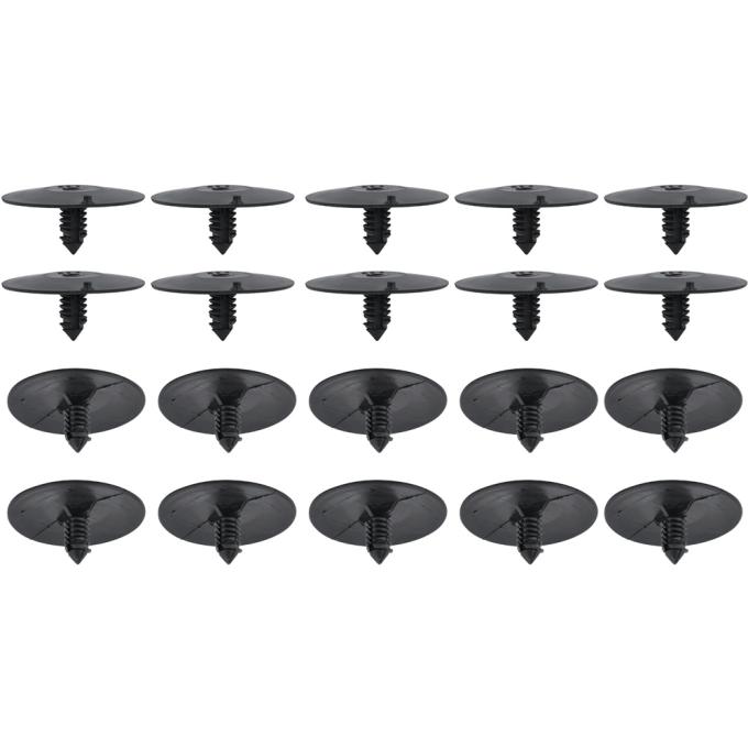OER 1970-2002 GM, Hood Insulation Fastener Set, 5/16" Stem Diameter, 3/4" Stem Length, 1-3/4" Head Diameter, 20-Piece Set *R1383