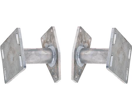 1981-87 Buick Regal, Grand National, Rear Bumper Brackets, Aluminum, Lightweight Replacements, LH and RH