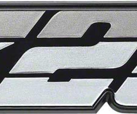 1980-81 Camaro, Z28 Front Grill Emblem, Tri-Color Silver
