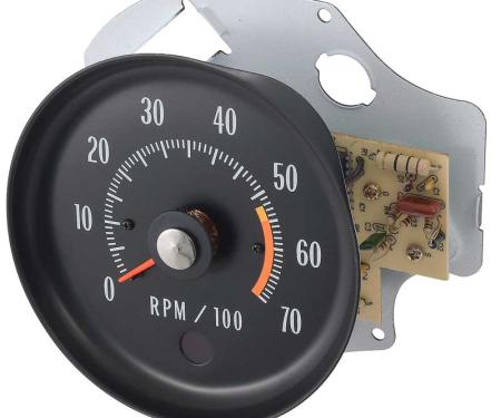 OER 1971-72 Chevelle, El Camino, Monte Carlo, Tachometer, 5500 RPM Red Line, GM Licensed 5657406