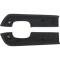 1973-79 Ford F100, F250, F350, Pickup, 1978-79 Bronco, Arm Rest Pad Set, Black, Pair