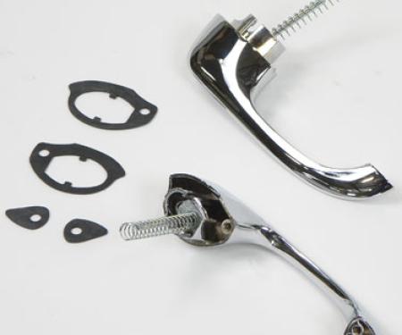 1965-68 Impala, Bel Air, Biscayne, Caprice, Outer Front Door Handle Set, 4 Door Models