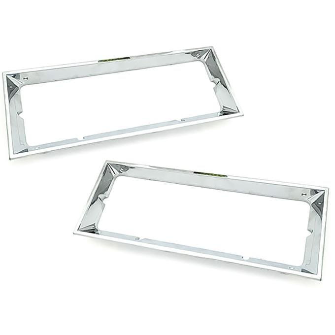 1981-86 Chevrolet Monte Carlo, Bezel, Headlamp, Chrome, Pair