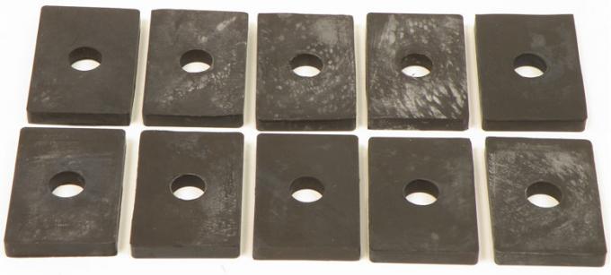 OER 1955-72 Chevrolet, GMC Pickup Long Bed, Bed Mounting Pad Set, 1/2 Ton, 10 Piece Set CX1315