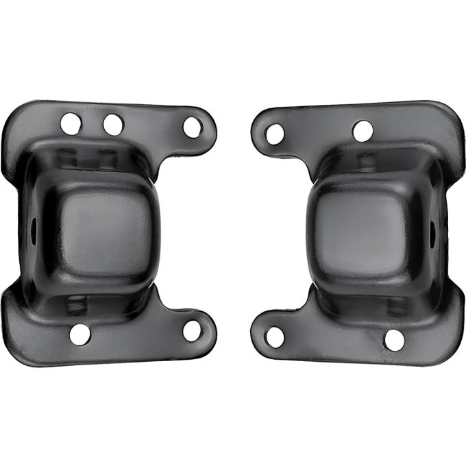 1968-72 Chevelle, El Camino, Monte Carlo, 1973-77 Cutlass, Grand Prix, V8 Engine Mounting Brackets, LH & RH, Pair