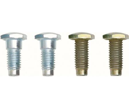 1969-72 Blazer, Jimmy, Seat Belt Bolt Kit, Front Bucket Seat Applications with Lap Belts, Coarse Thread, 4 Piece